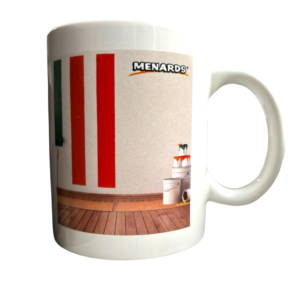 Menards Coffee Mug Wall Paint Design- white